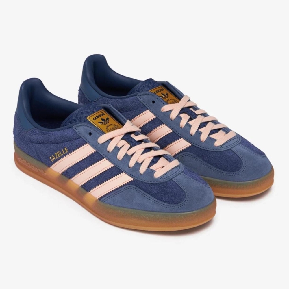 Adidas Gazelle Indoor Dark Blue Bliss Sneakers Men's 6.5 Free Shipping